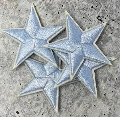 Gold Star Embroidered Patch Iron, Patch Clothes Lot Star