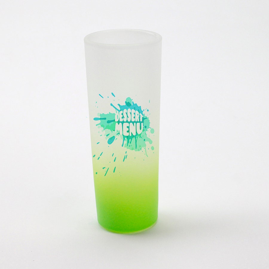 3oz “Green” Frosted Shot Glass, Blank Shot Glass for Sublimation, Cust –  PatchPartyClub