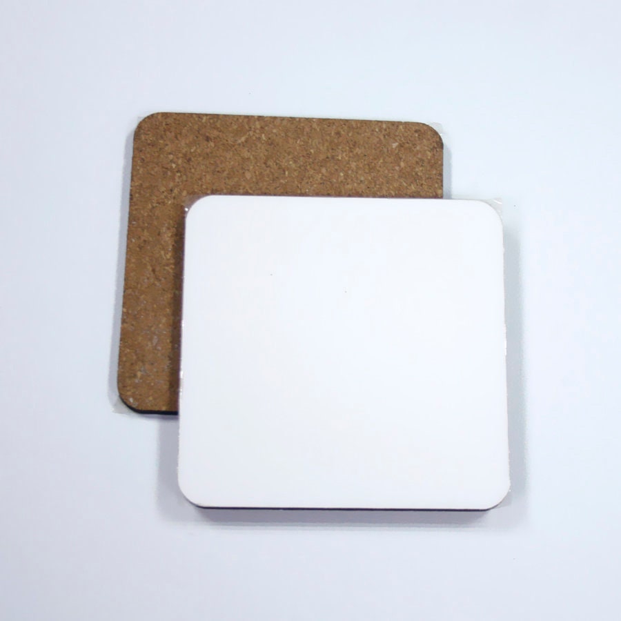 Sublimation Blanks Cup Coasters, 6 Pieces Square MDF Hardboard Sublimation  Coasters Blanks, Absorbent and Anti-Skid, Heat Transfer Cup Coasters for