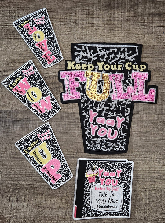 "YaaY-You: Talk To YOU Nice" 5-pc Patch Collection