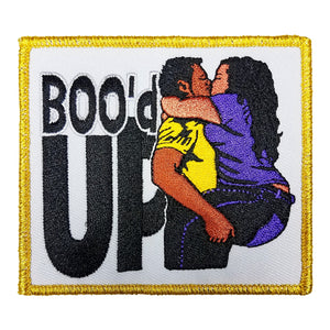 Popular Patch, Boo'd Up 4-inch Iron-on or Sew on Embroidered Patch; The Best Patch For Denim, Dope patches, Patches for Bomber Jackets