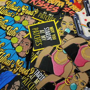 Past Monthly Subscription Sacks | Patch Party Club Monthly Patch Box | Mystery Box | Exclusive Patch Gift Box | Afropunk | Pa