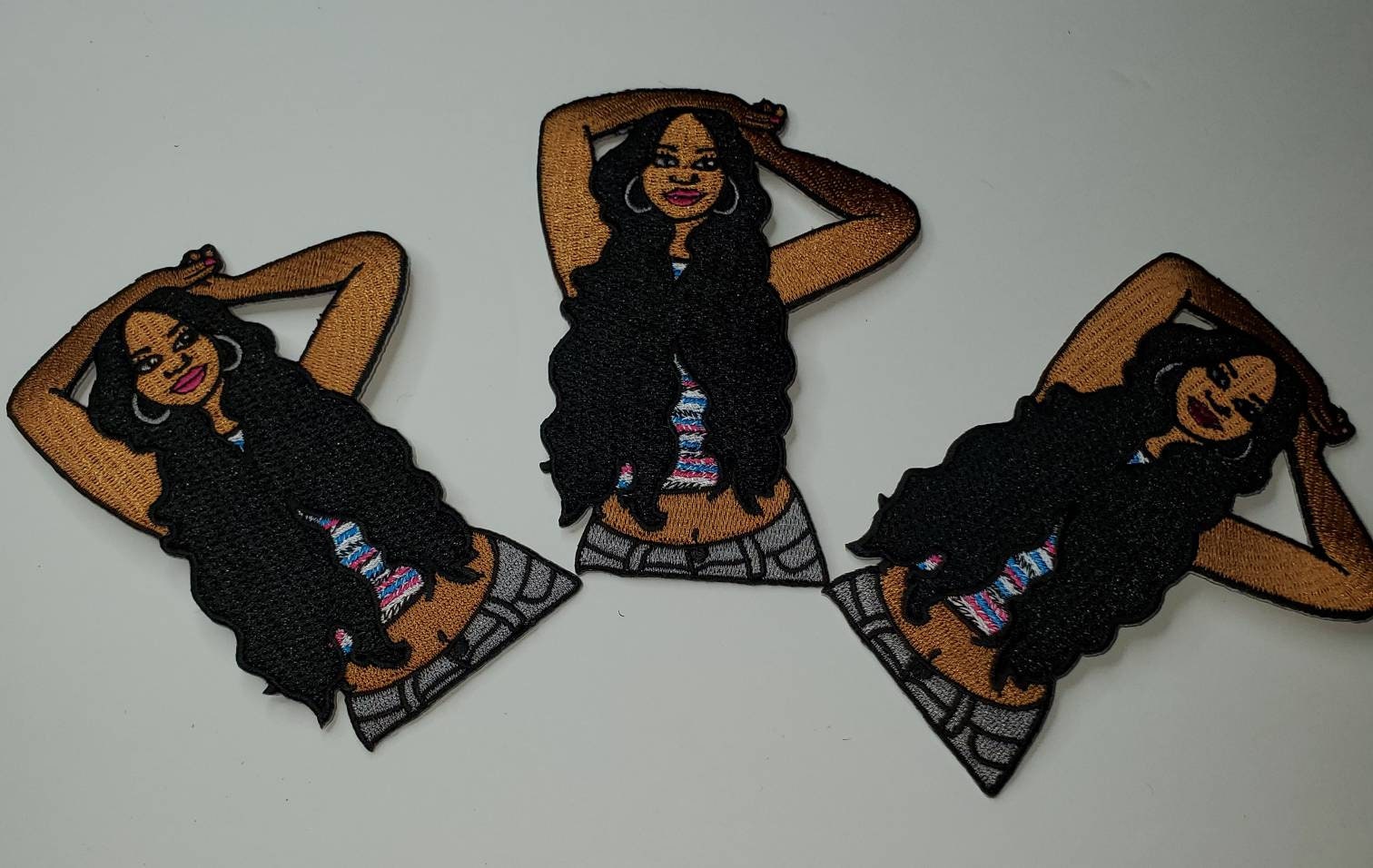 Confidence is Sexy, 100% Embroidered Iron-on Patch, 4-inch Applique; Black Girl Magic Patch, DIY Patch for Denim Jackets and Accessories