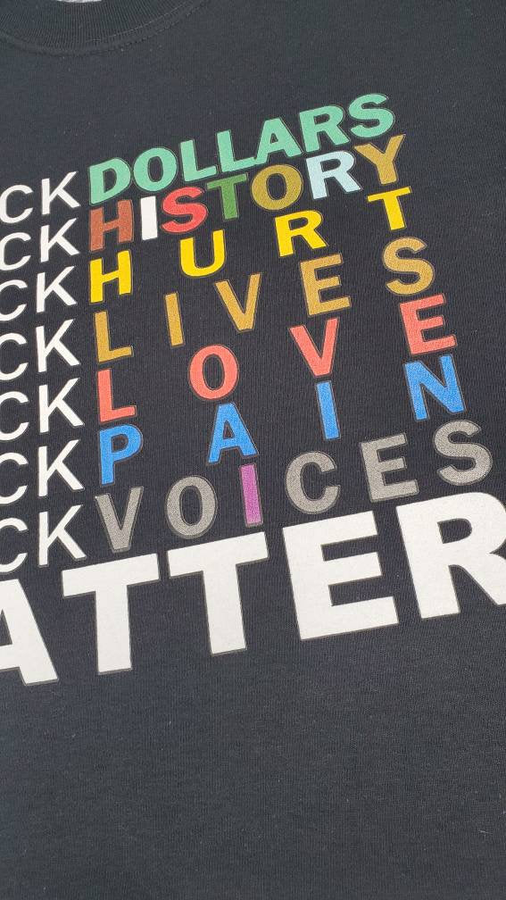 Black-History-Month Exclusive "Black Matters" | Colorful Statement Tee | Black Lives Matter | Juneteenth Celebration Tshirt | Unisex
