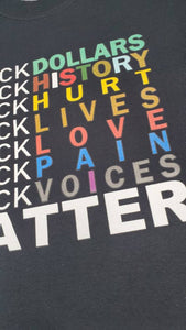 Black-History-Month Exclusive "Black Matters" | Colorful Statement Tee | Black Lives Matter | Juneteenth Celebration Tshirt | Unisex