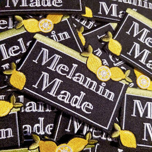 Super Cute,"Melanin Made" Popular Patch, 4" x 3" Iron-on Patch, Melanin Magic Patch, Embroidery Art,  Patch for Jackets, DIY Project, Crafts