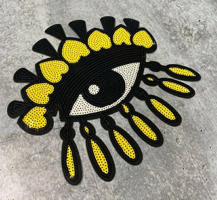 Large Sequin Evil Eye Patch