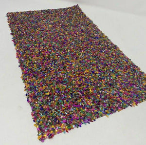 Beaded Stones & Rocks, Hot-fix Rhinestone Sheet, w/Adhesive, Accessorize Clothes and More, 20,000 Colorful Beads and Rocks