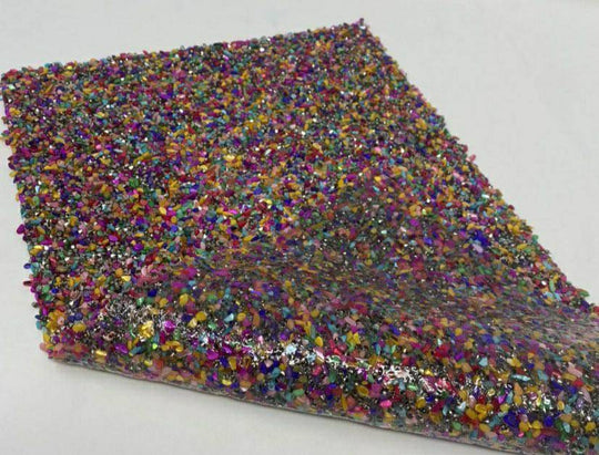 Beaded Stones & Rocks, Hot-fix Rhinestone Sheet, w/Adhesive, Accessorize Clothes and More, 20,000 Colorful Beads and Rocks