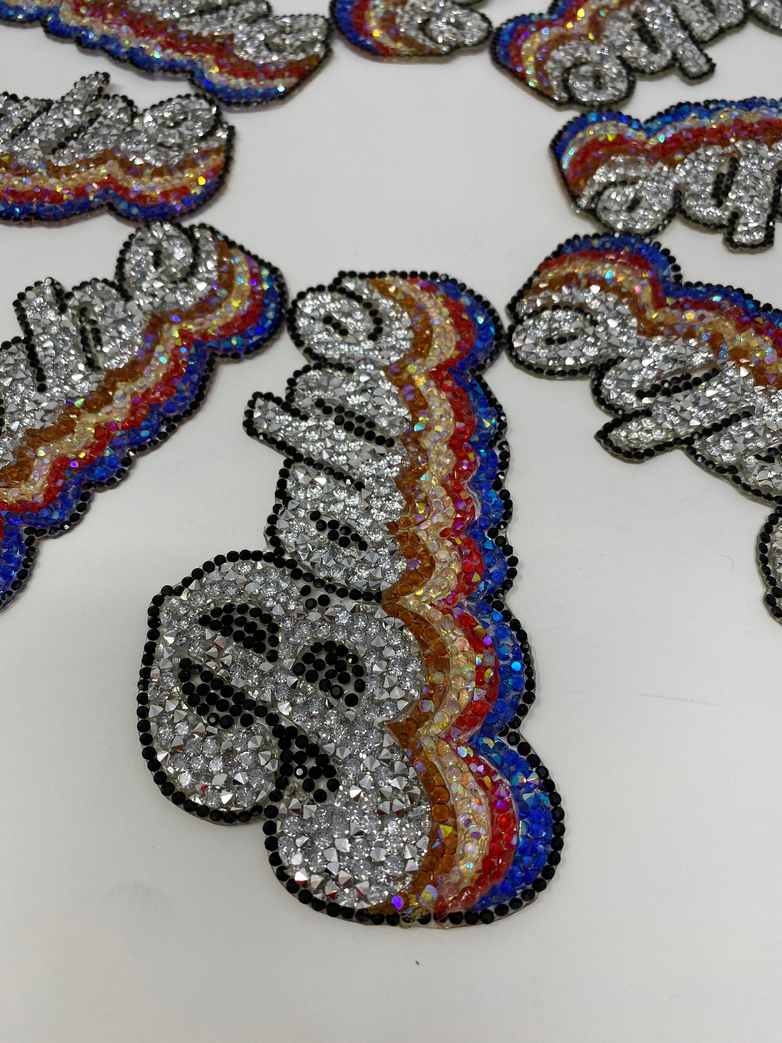 NEW Arrival, Blinged Out "Babe" Rhinestone Patch with Adhesive, Rhinestone Applique, Size 4"x2.5", Czech Rhinestones, DIY Applique