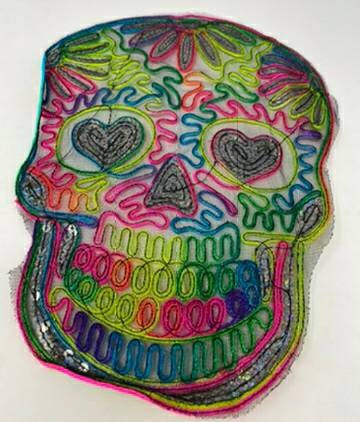 Skull Reversible Sequin Patches (6 Piece(s))