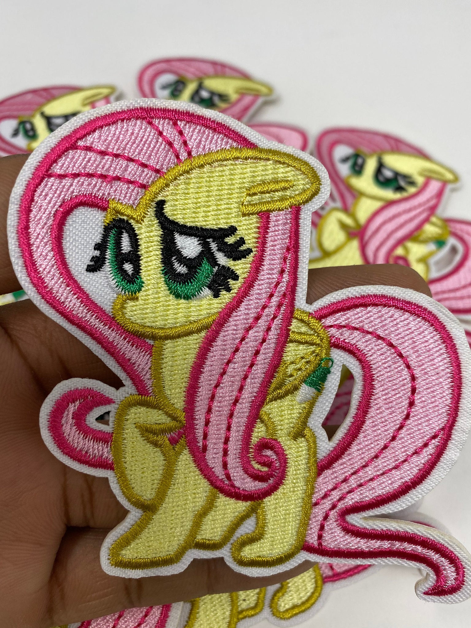 NEW, Exclusive Patch "Pouting Pony" Iron-on Embroidered 3D Patch, Size 3.5''