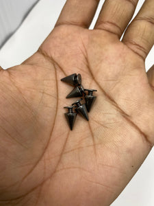 NEW, "Screw on Spikes", 10mm "Black" Spiked Studs, Cone Spikes Screw-back Studs for Clothing, Leather, Spikes with Screws, 100 PCS