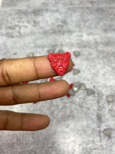 NEW, Hotfix Panther Studs, 100 Pcs, 18mm (Large) RED, Great for Denim, Sweaters, Camo Jackets, Belts, Bags, Shoes, Crafts,+ MORE!