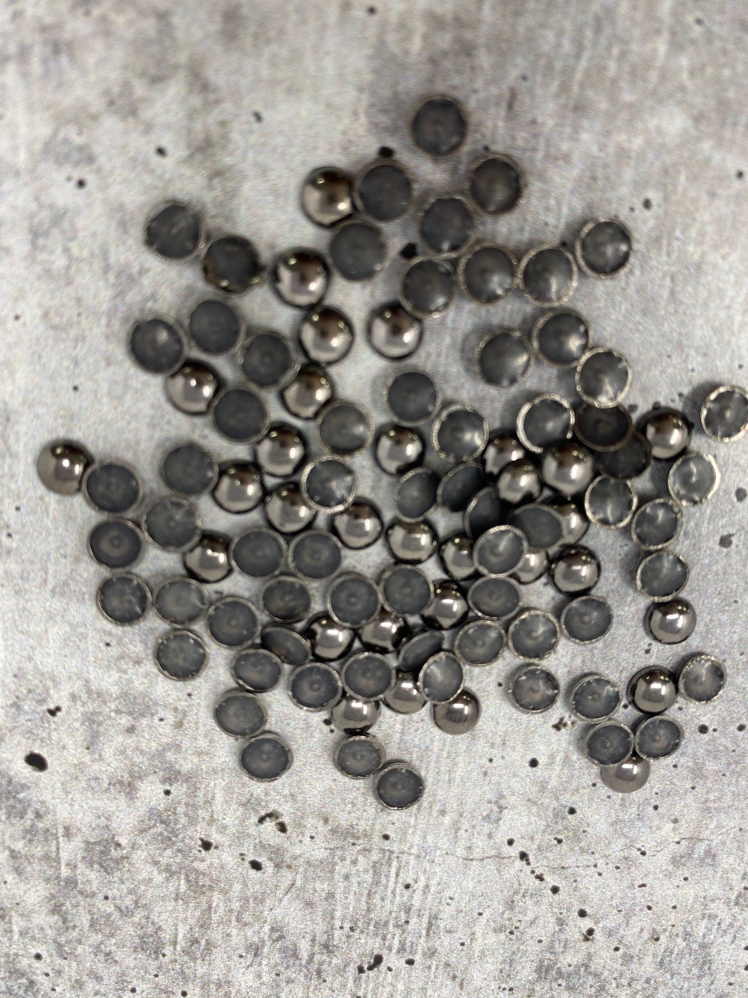 NEW, Hotfix Dome Studs, 100 Pcs, 5mm (XSmall) CHROME, Great for Denim, Sweaters, Camo Jackets, Belts, Bags, Shoes, Crafts,+ MORE!