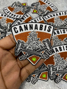 NEW 8-pc, Limited Edition, "420 Kollection" Cannabis Set of Iron-On Patches, Embroidered Patch Grab Bag, Patches for Weed Lovers, Cannabis