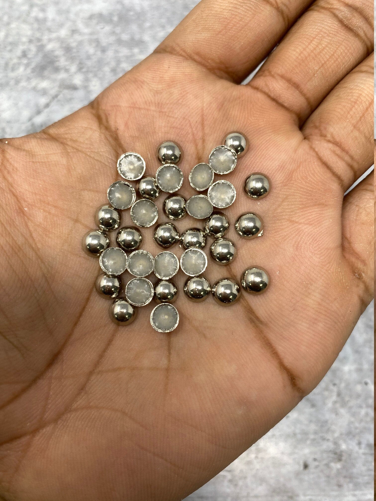 NEW, Hotfix Dome Studs, 100 Pcs, 7mm (Medium) SILVER, Great for Denim, Sweaters, Camo Jackets, Belts, Bags, Shoes, Crafts,+ MORE!