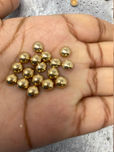 NEW, Hotfix Dome Studs, 100 Pcs, 7mm (Medium) GOLD, Great for Denim, Sweaters, Camo Jackets, Belts, Bags, Shoes, Crafts,+ MORE!