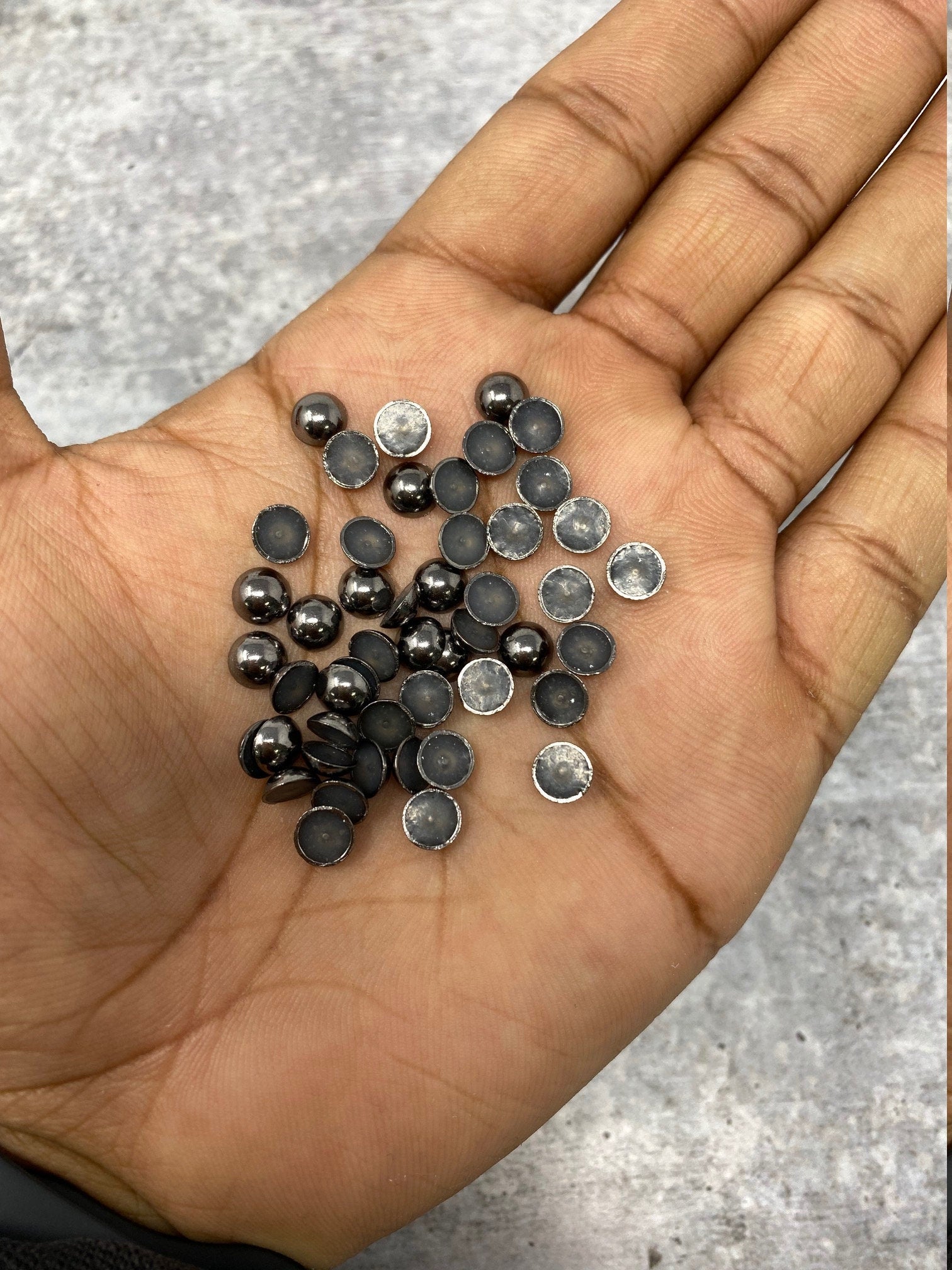 NEW, Hotfix Dome Studs, 100 Pcs, 7mm (Medium) CHROME, Great for Denim, Sweaters, Camo Jackets, Belts, Bags, Shoes, Crafts,+ MORE!