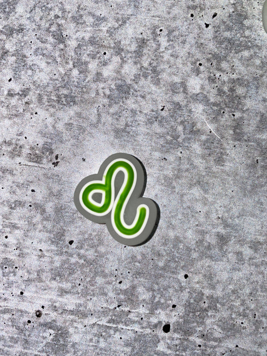 NEW, Exclusive, Glow In The Dark,"Leo" Zodiac Charm for Crocs;Symbolic Statement Charms for Clogs;Charm for Shoes, 1 PC., Zodiac Charm