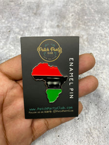 New, Enamel Pin "Pan African" Exclusive, African-American BLM Enamel Pin, Size 2", w/Butterfly Clutch| Socially Conscious Gifts