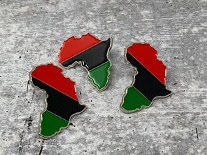 Cool "Pan-African Flag" 1-pc/ Shoelace Charm, Soft Enamel Skate Charm, Size 2",  Designer Charms For Shoes and Skates, RGB Flag Charms