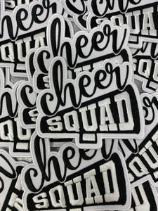 New Arrival,Cheer Squad Black/White, Cheerleading Patch, Iron-on App –  PatchPartyClub