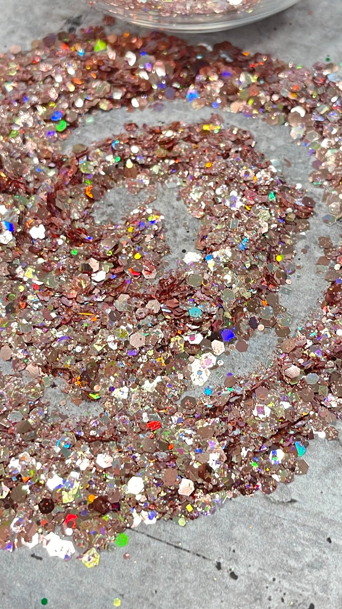 Vibrant,"Rose Petal Sand" Chunky Holographic Glitter, Glitter for Crafts & Beauty, Nail Glitter, Resin, Phone Case, DIY, Slime,Tumblers