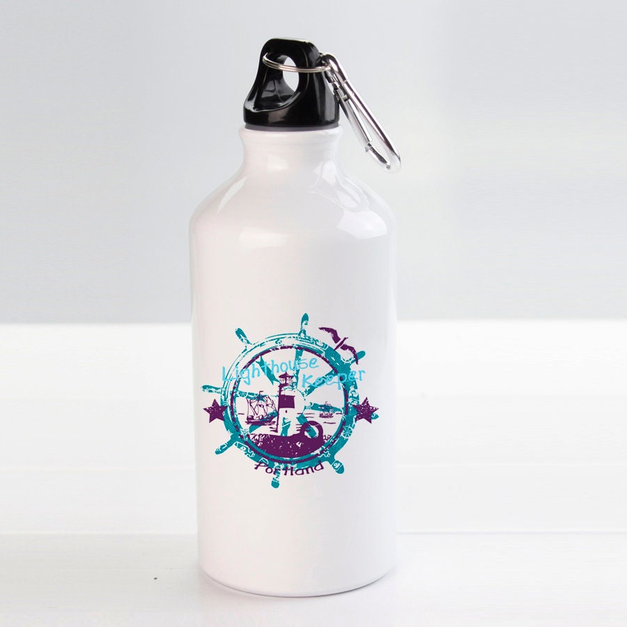 8oz (600ml) “Glossy” White Sport Water Bottle; Sublimation Water Bottle, Good for Customization with Dye Sub DIY Projects, Travel Canteen