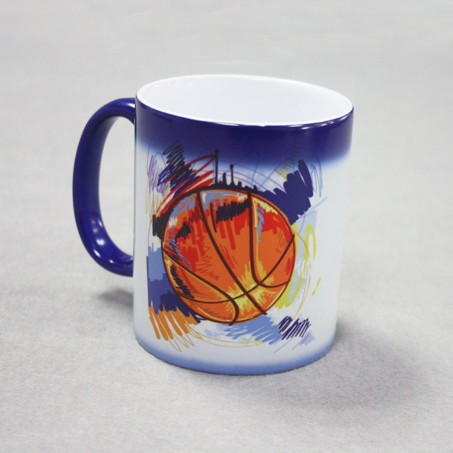 11oz "BLUE" Color Change mug, Sublimation Blank, Bright White, Custom Drinkware Mugs, Perfect Gift, Personalize Mug, For A Special Someone