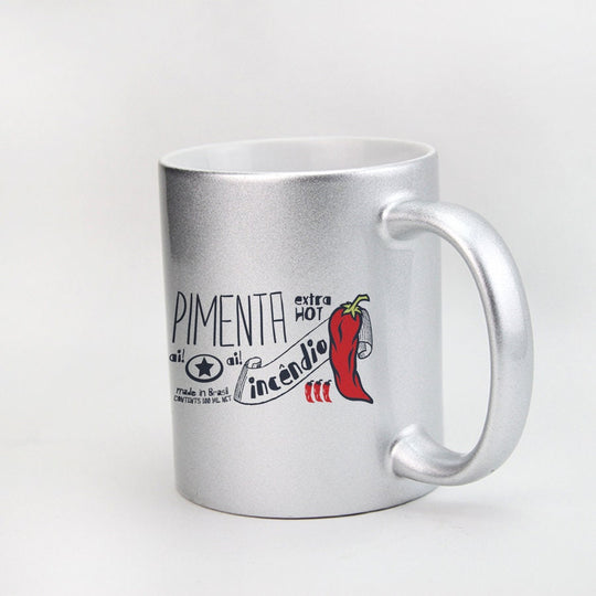 Sublimation Blank, Bright White,11oz Sliver Color Metallic Mug, Custom Drinkware Mugs, Perfect Gift, Personalize Mug, For A Special Someone