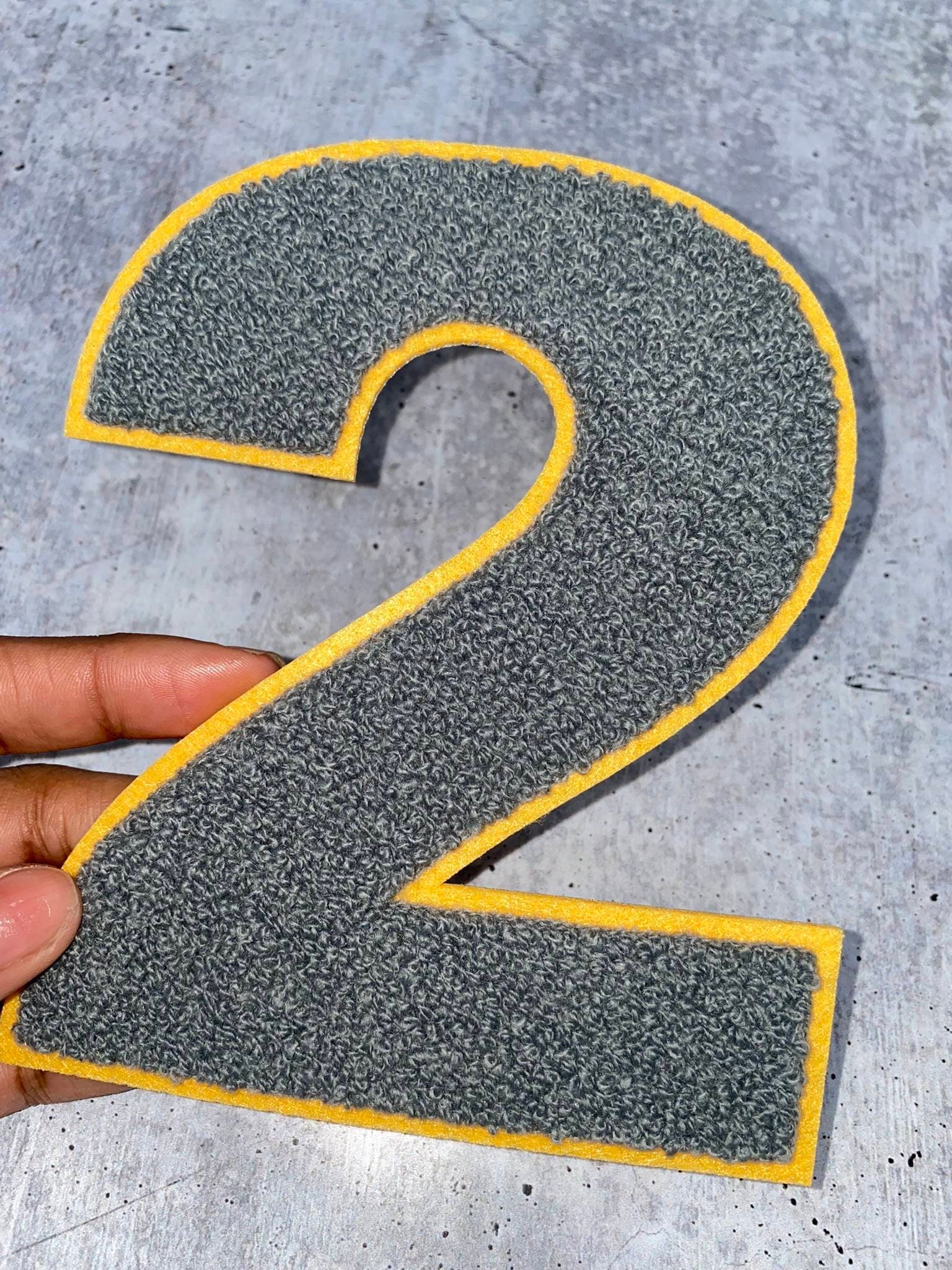 Number Iron on Patches, 11 PCS Sew on Chenille Patches, Embroidered Gold  Baseball Style Patch, Decorative 0-9 Numbers Badge Decorate Repair Patches  or