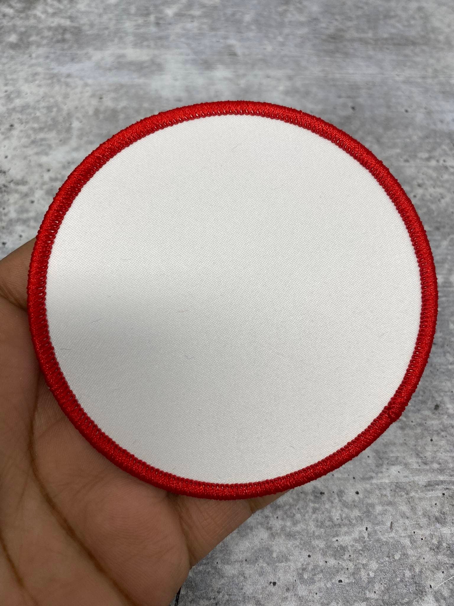 Custom PRINTED Patch: 3.5" (Medium) Round, 1-pc, Paper Backed, Sew-On or Glue-on Sublimation Patches for Jackets, Clothes, Hats