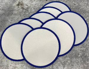 5 PACK: 3.5x2.5 Oval Adhesive Sublimation Patches
