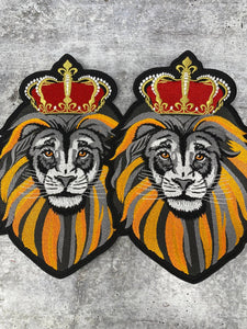 Custom Crown Embroidery Iron Jacket Patch Set Forth For Full Backing, Big  Size With From Jonnaean, $19.1