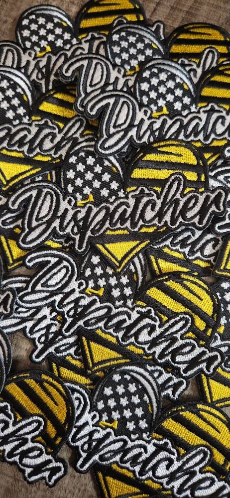 NEW Arrival, 1-pc "Dispatcher Heart" Patch for 911 Dispatcher, First Responder Patch, Gifts for Dispatcher, Iron-on Applique, Size 3.75"