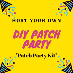 DIY "Patch Party" Kit: Create Unique & Personalized Projects for a Crafting Experience Like No Other! Assorted Bags for Your Own Patch Party